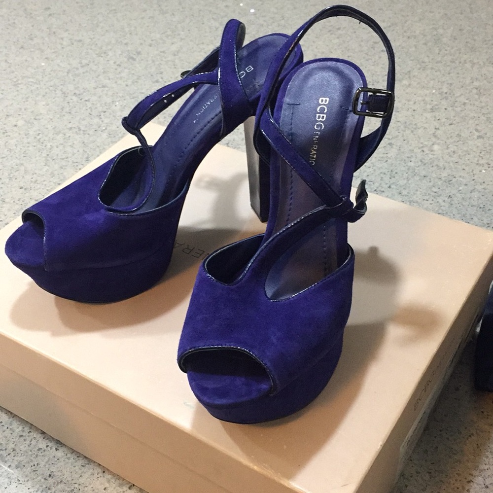 Indigo “Royal Velvet” shoes